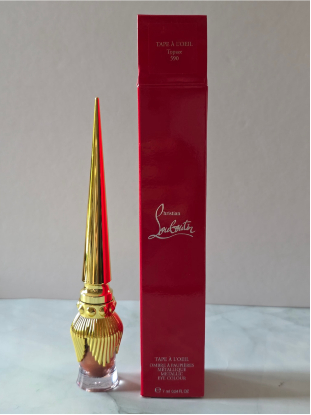 Christian Louboutin Tape à l’Oeil Metallic Eye Colour Topaze 590
